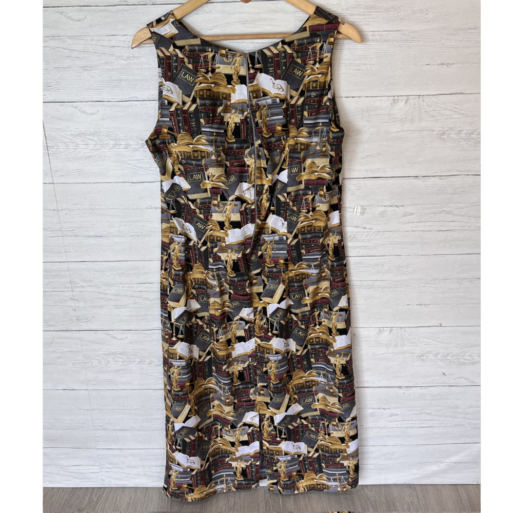 Dress Womens Size 14-16 Homemade Law & Justice Novelty Sheath True Crime